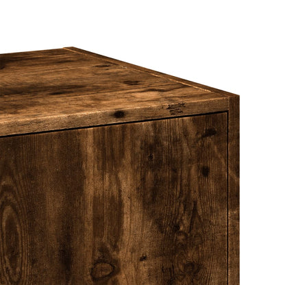 Armadietto da Farmacia Rovere Fumo 40x41x118 cm in Truciolato | homemem39