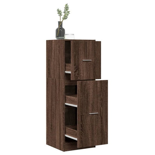 Armadietto da Farmacia Rovere Marrone 40x41x118 cm Truciolato | homemem39