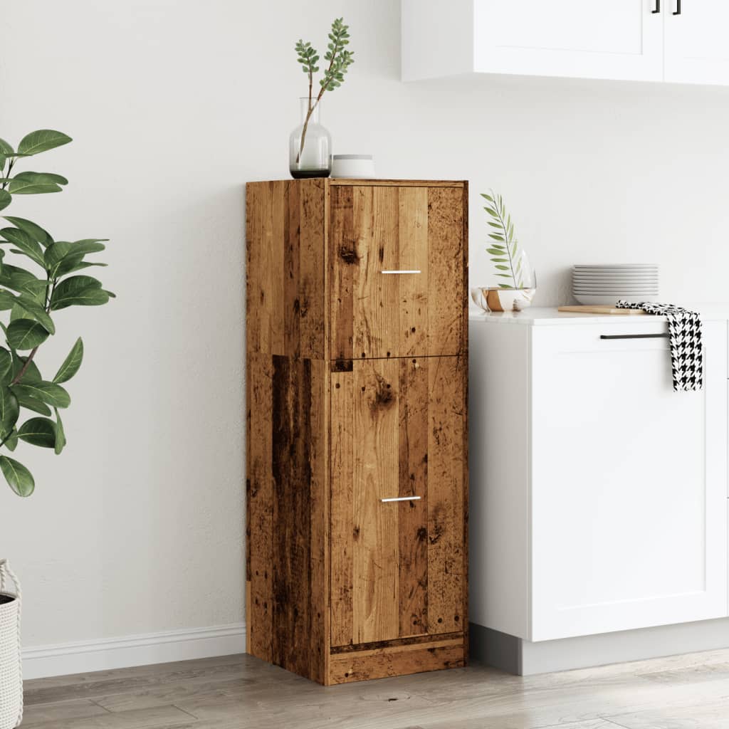 Armadietto da Farmacia Legno Vecchio 40x41x118 cm in Truciolato | homemem39