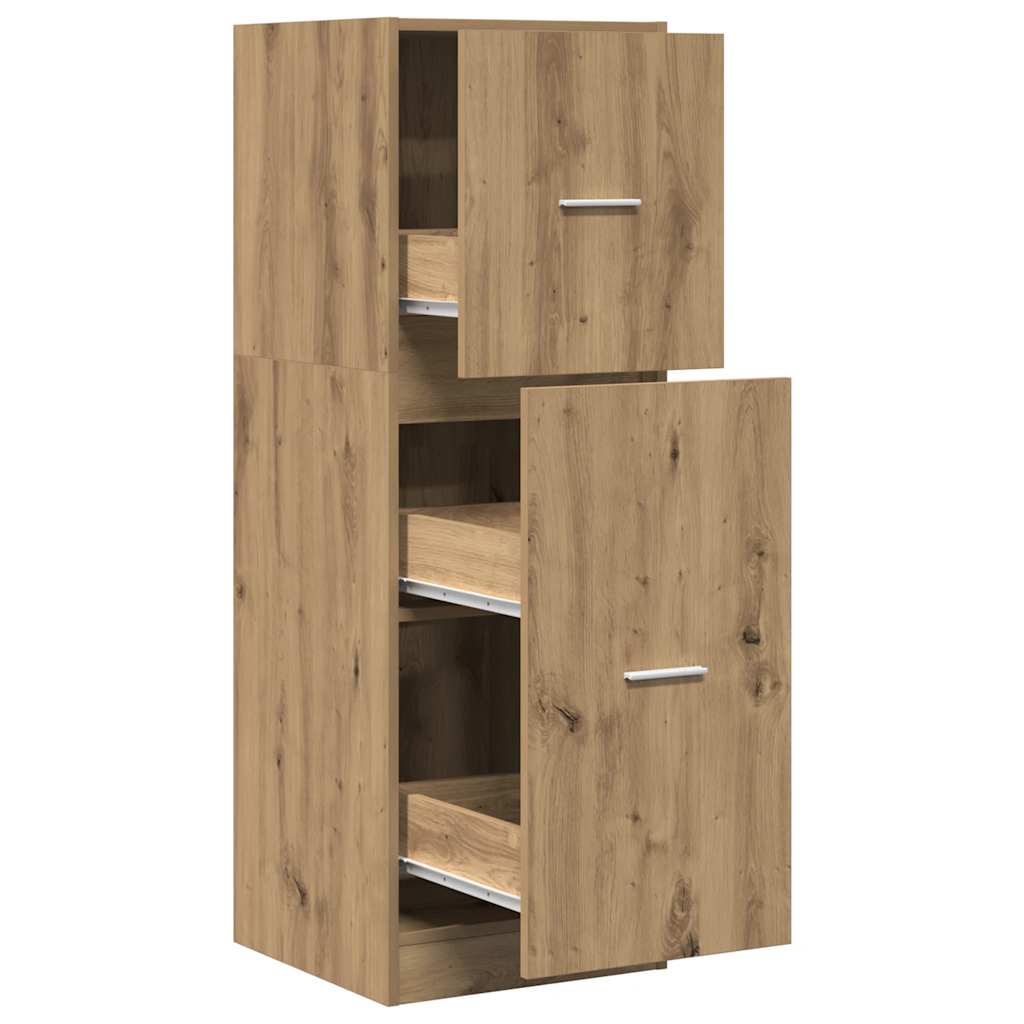 Armadietto da Farmacia Rovere 40x41x118 cm in Truciolato | homemem39