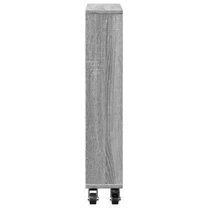 Carrello Stretto Grigio Sonoma 48x13x68 cm in Truciolato | homemem39