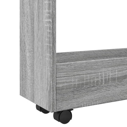 Carrello Stretto a 3 Livelli Grigio Sonoma in Truciolato - homemem39