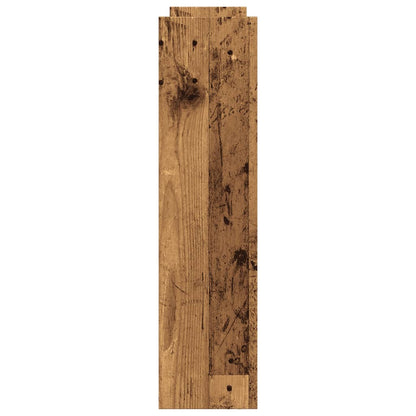 Carrello Stretto a 4 Livelli Legno Antico in Truciolato - homemem39