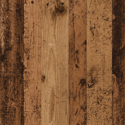 Carrello Stretto a 4 Livelli Legno Antico in Truciolato - homemem39