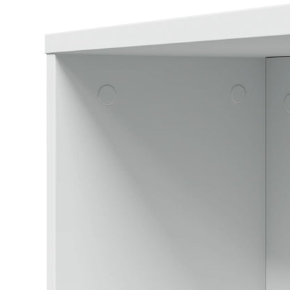 Armadietto da Bagno Stretto con Ruote Bianco in Truciolato | homemem39