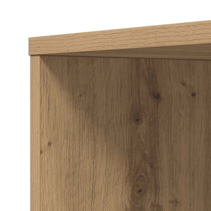 Mobile da Bagno Stretto con Ruote Rovere Artigianale Truciolato | homemem39