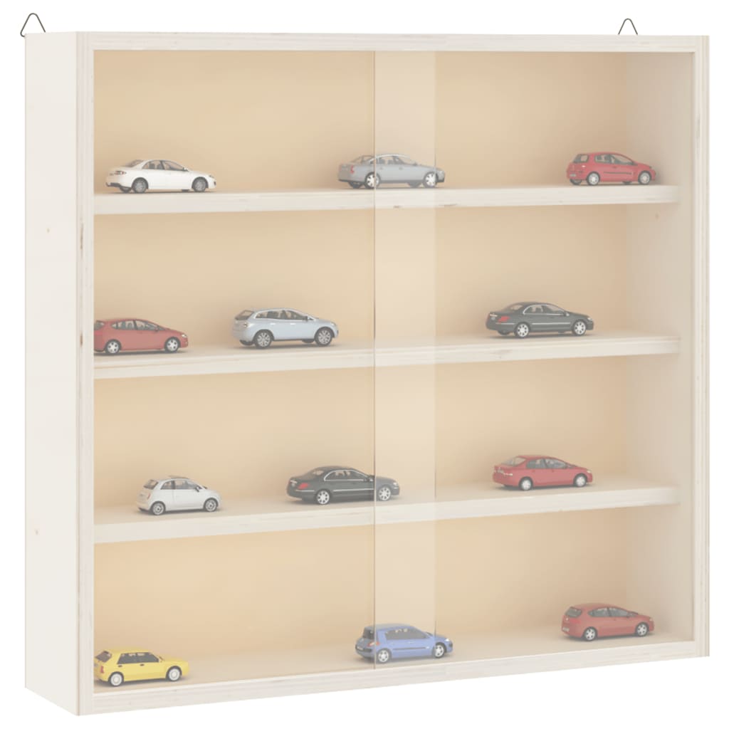 Teca da Collezione in Legno con Porte 40x8,5x37 cm | homemem39