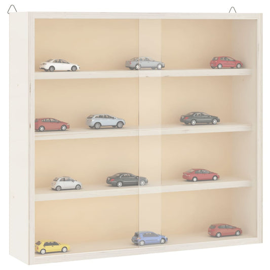 Teca da Collezione in Legno con Porte 40x8,5x37 cm | homemem39