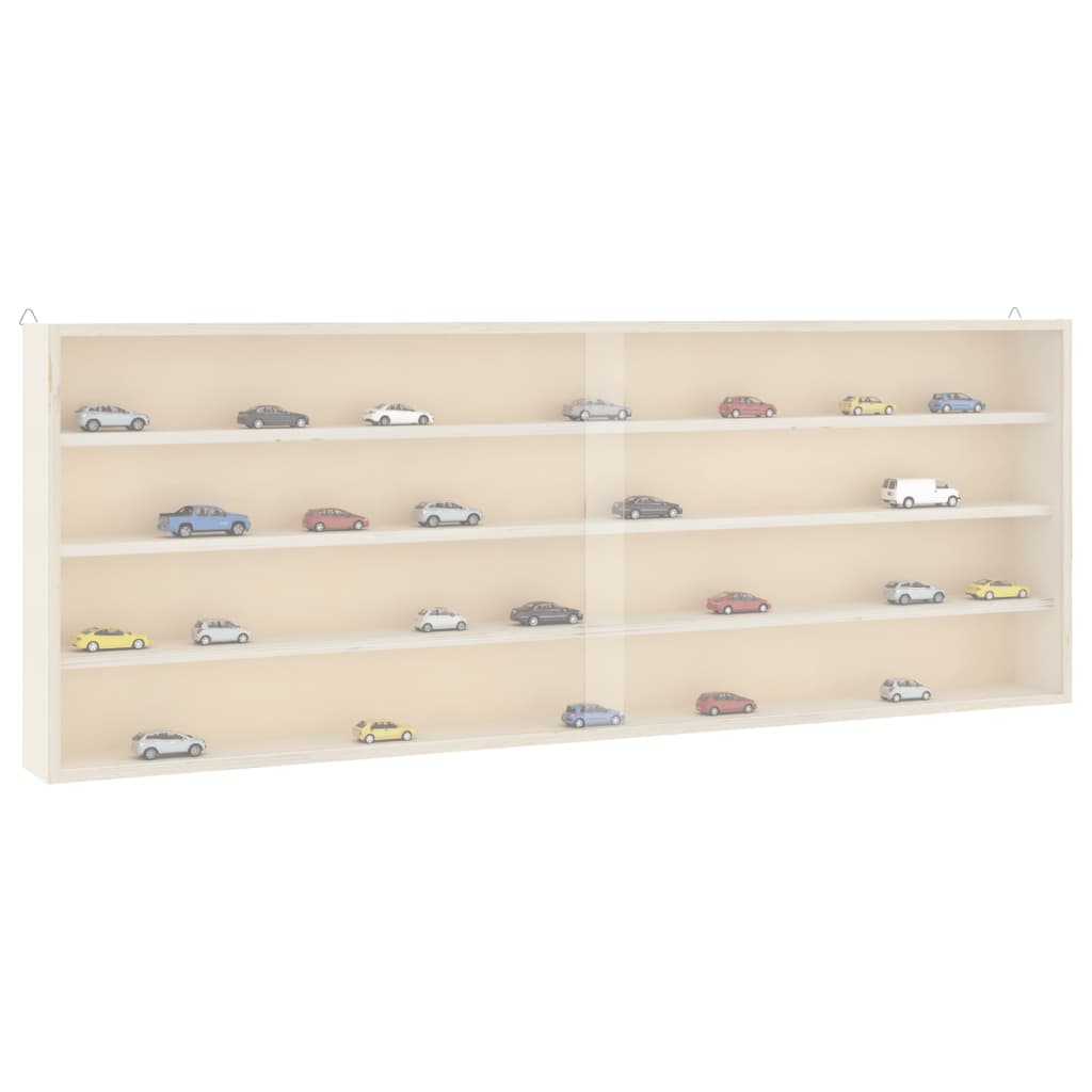 Teca da Collezione in Legno con Porte 100x8,5x37 cm | homemem39