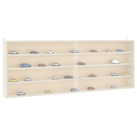 Teca da Collezione in Legno con Porte 100x8,5x37 cm | homemem39