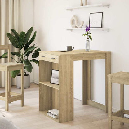 Tavolo da Bar Rovere Sonoma 102x70x103,5 cm in Truciolato | homemem39