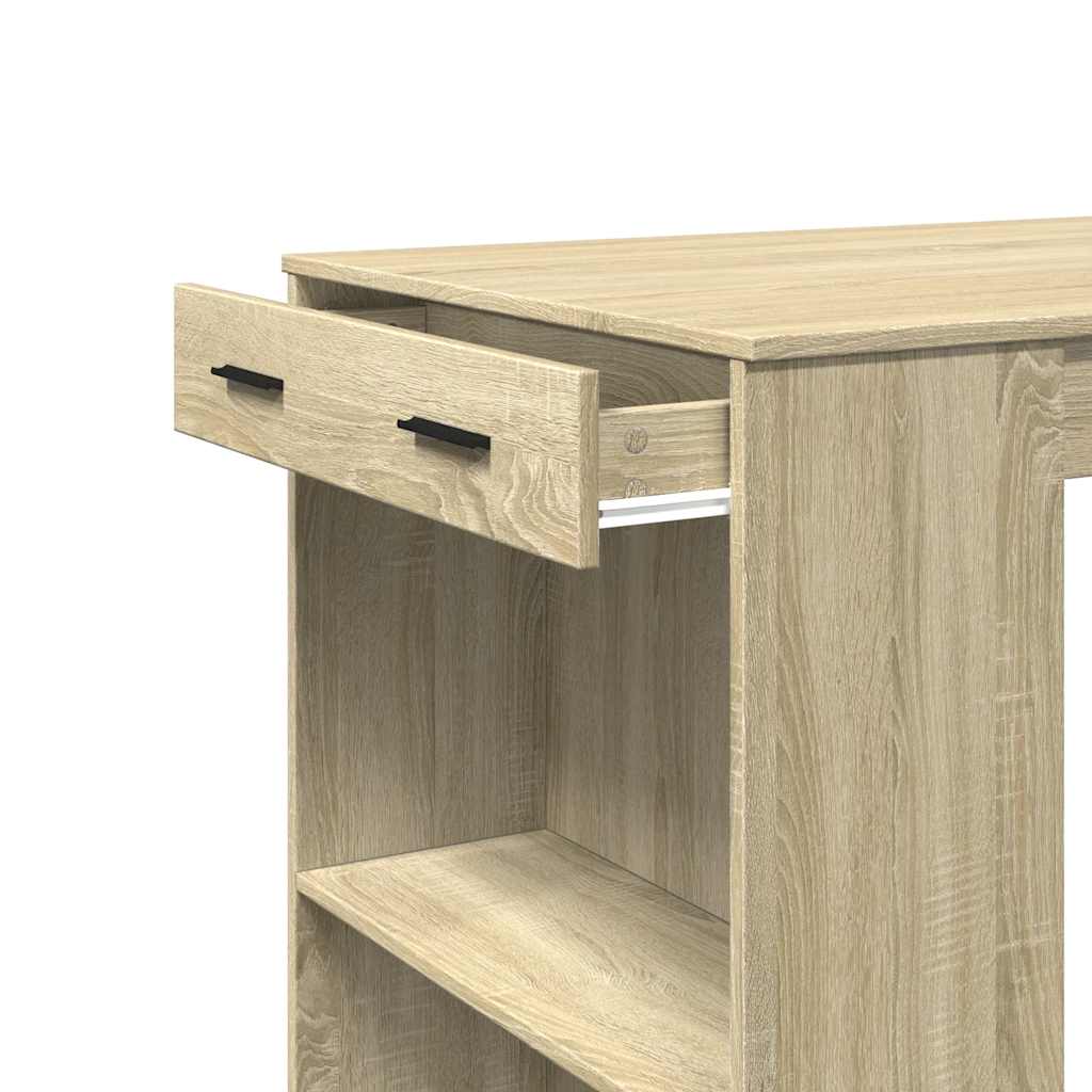 Tavolo da Bar Rovere Sonoma 102x70x103,5 cm in Truciolato | homemem39