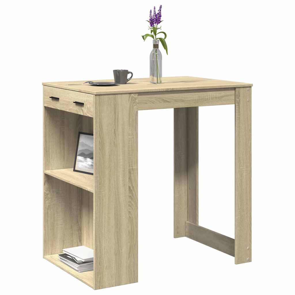 Tavolo da Bar Rovere Sonoma 102x70x103,5 cm in Truciolato | homemem39
