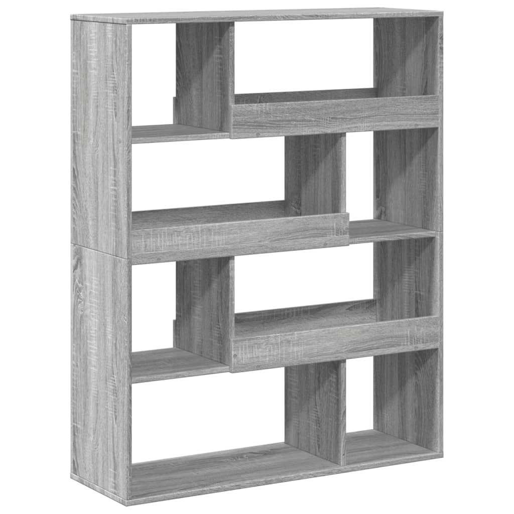 Libreria Grigio Sonoma 100x33x125,5 cm in Legno Multistrato | homemem39