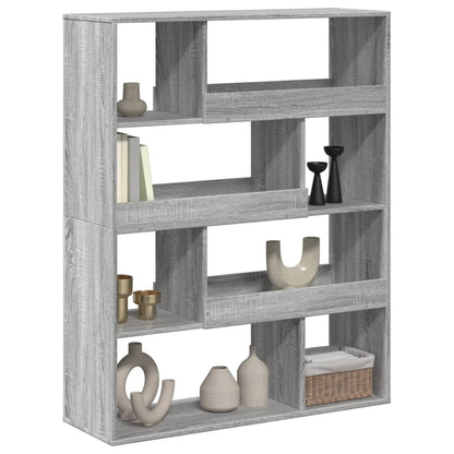 Libreria Grigio Sonoma 100x33x125,5 cm in Legno Multistrato | homemem39
