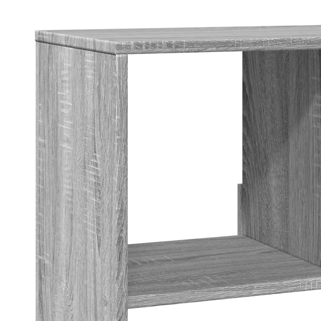 Libreria Grigio Sonoma 100x33x125,5 cm in Legno Multistrato | homemem39