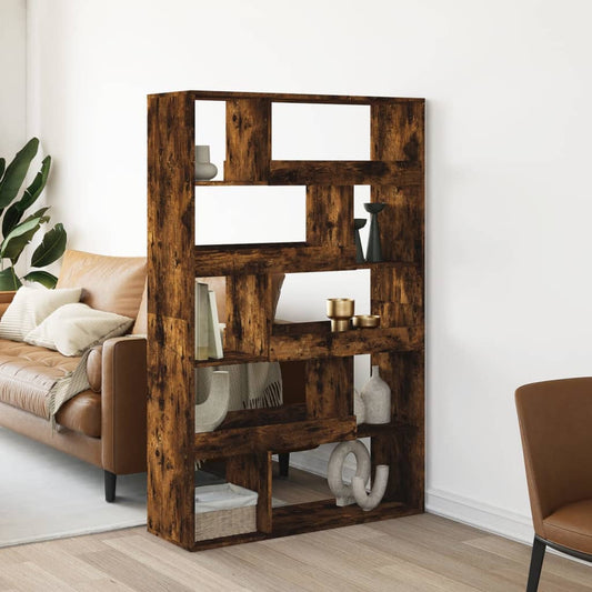 Libreria Rovere Fumo 100x33x156,5 cm in Truciolato | homemem39
