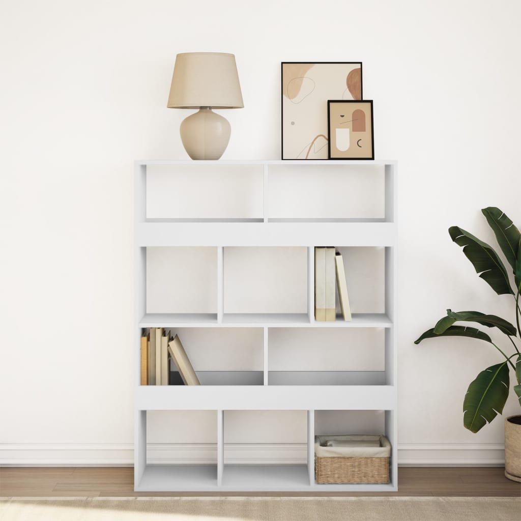 Libreria Bianca 100x33x125,5 cm in Truciolato | homemem39