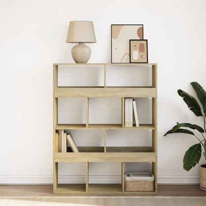 Libreria Rovere Sonoma 100x33x125,5 cm in Legno Multistrato | homemem39