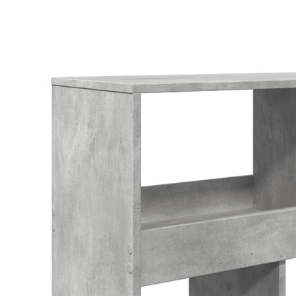 Libreria Grigio Cemento 100x33x125,5 cm in Legno Multistrato | homemem39
