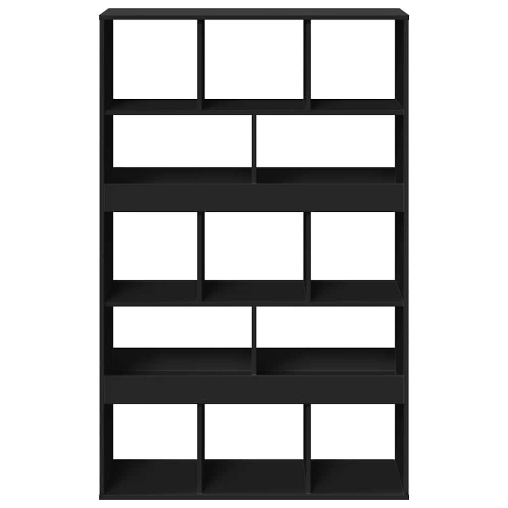 Libreria Nera 100x33x156,5 cm in Truciolato | homemem39