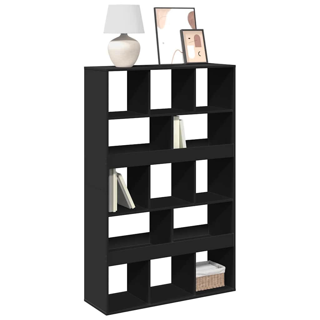 Libreria Nera 100x33x156,5 cm in Truciolato | homemem39