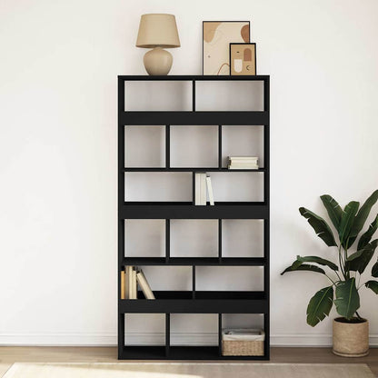 Divisorio Stanza Nero 100x33x187,5 cm in Truciolato | homemem39