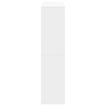 Libreria Bianca 100x33x135 cm in Legno Multistrato | homemem39