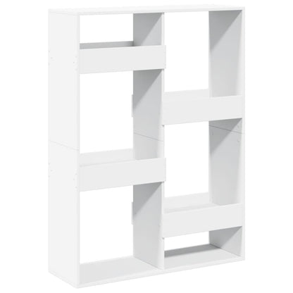 Libreria Bianca 100x33x135 cm in Legno Multistrato | homemem39