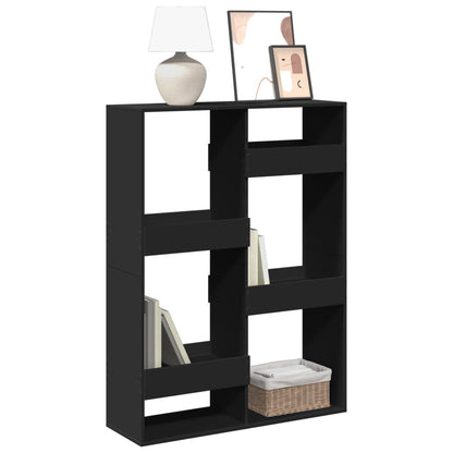 Libreria Nera 100x33x135 cm in Legno Multistrato | homemem39