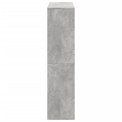 Libreria Grigio Cemento 100x33x135 cm in Legno Multistrato | homemem39