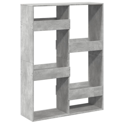 Libreria Grigio Cemento 100x33x135 cm in Legno Multistrato | homemem39