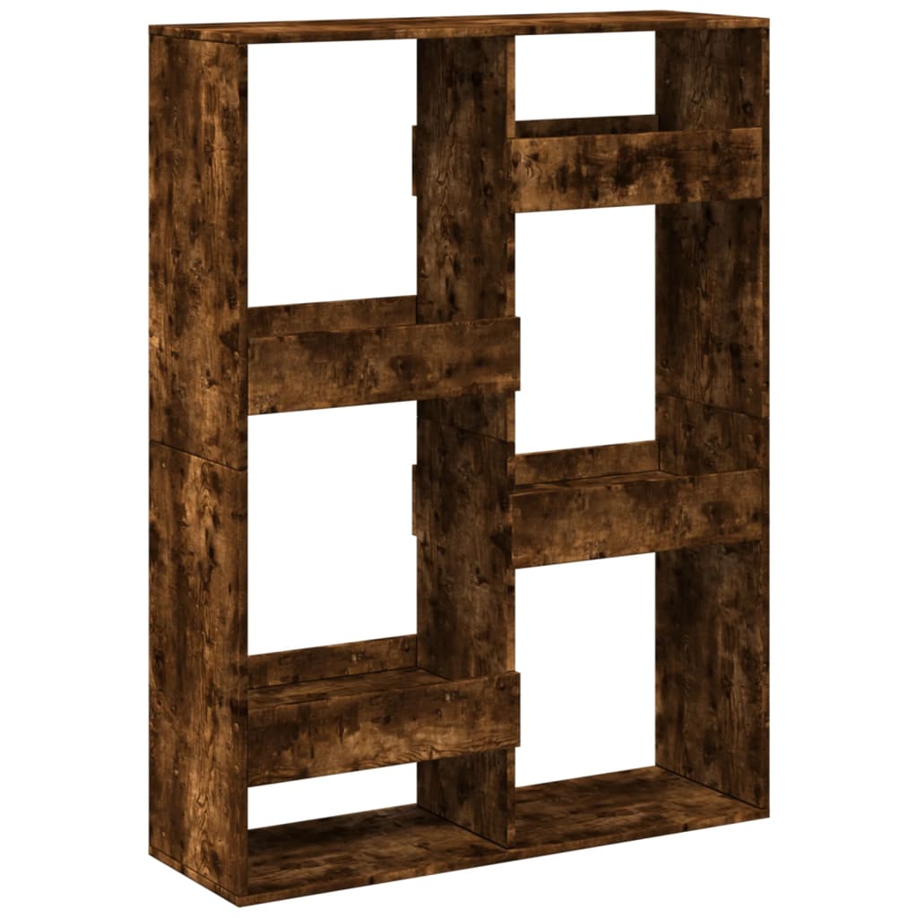 Libreria Rovere Fumo 100x33x135 cm in Legno Multistrato | homemem39