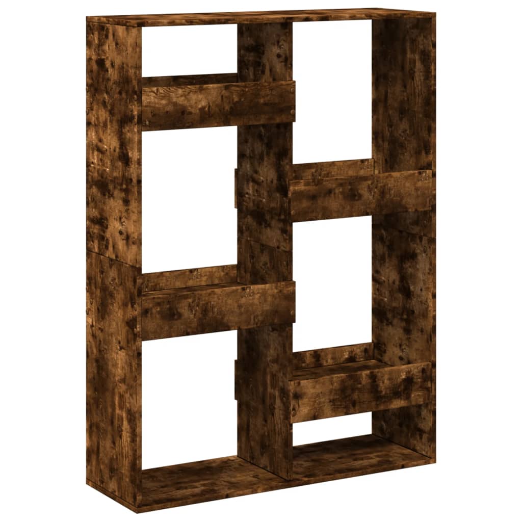 Libreria Rovere Fumo 100x33x135 cm in Legno Multistrato | homemem39