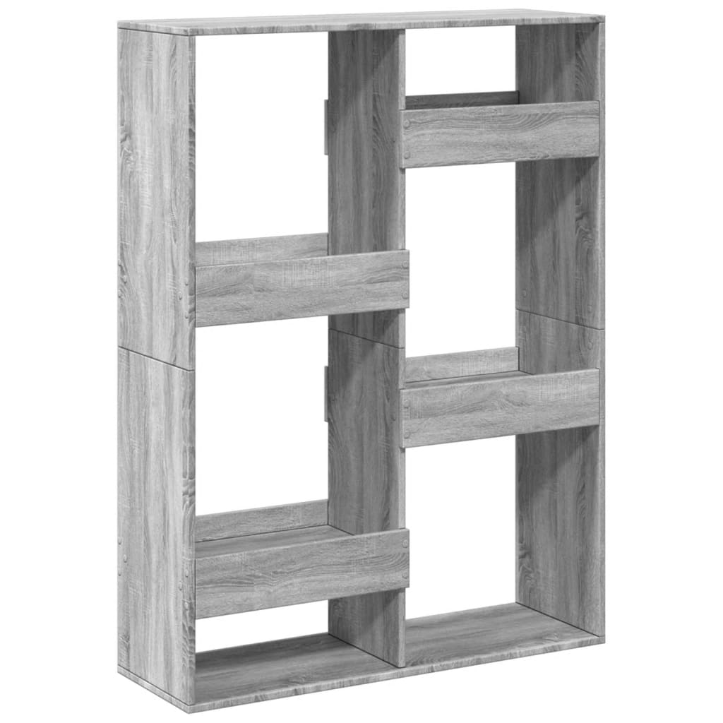 Libreria Grigio Sonoma 100x33x135 cm in Legno Multistrato | homemem39