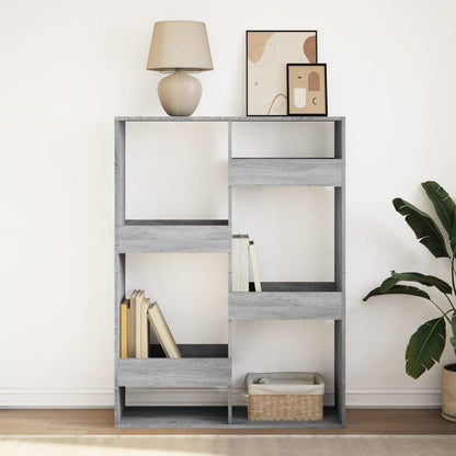 Libreria Grigio Sonoma 100x33x135 cm in Legno Multistrato | homemem39