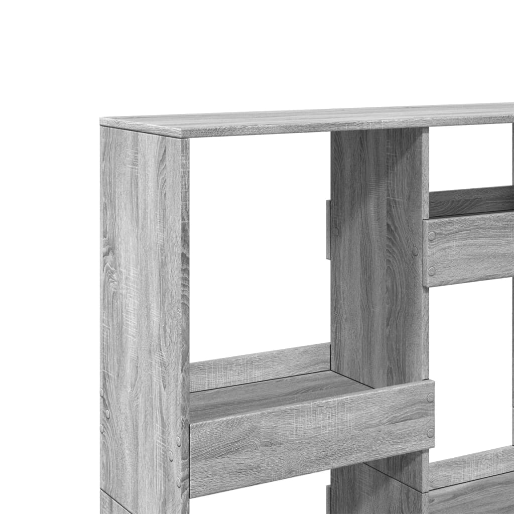 Libreria Grigio Sonoma 100x33x135 cm in Legno Multistrato | homemem39