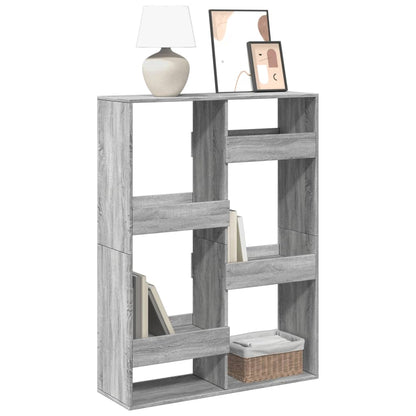 Libreria Grigio Sonoma 100x33x135 cm in Legno Multistrato | homemem39