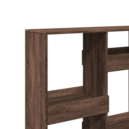 Libreria Rovere Marrone 100x33x135 cm in Legno Multistrato | homemem39