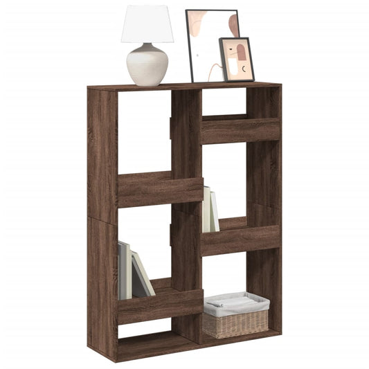 Libreria Rovere Marrone 100x33x135 cm in Legno Multistrato | homemem39