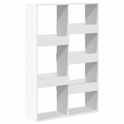 Libreria Bianca 100x33x155,5 cm in Legno Multistrato | homemem39