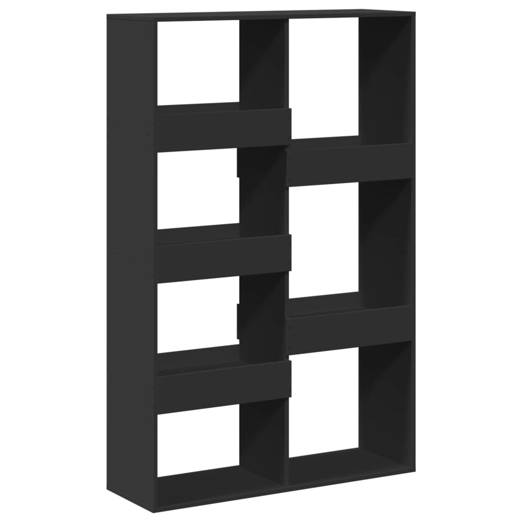 Libreria Nera 100x33x155,5 cm in Legno Multistrato | homemem39