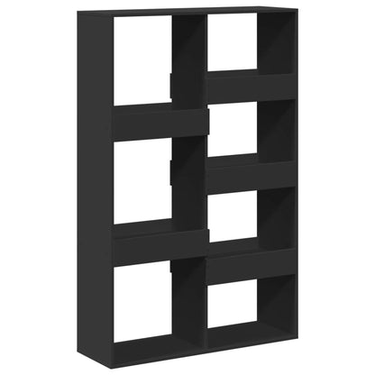 Libreria Nera 100x33x155,5 cm in Legno Multistrato | homemem39