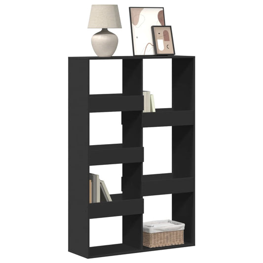 Libreria Nera 100x33x155,5 cm in Legno Multistrato | homemem39