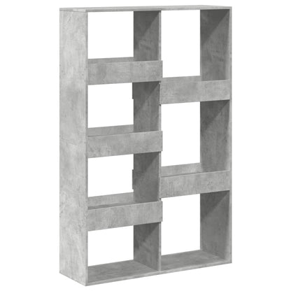 Libreria Grigio Cemento 100x33x155,5 cm in Legno Multistrato | homemem39
