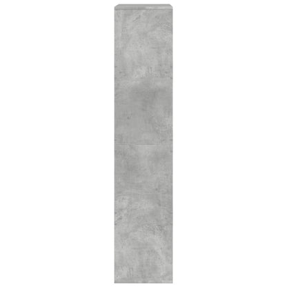 Libreria Grigio Cemento 100x33x155,5 cm in Legno Multistrato | homemem39