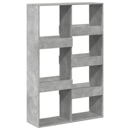 Libreria Grigio Cemento 100x33x155,5 cm in Legno Multistrato | homemem39