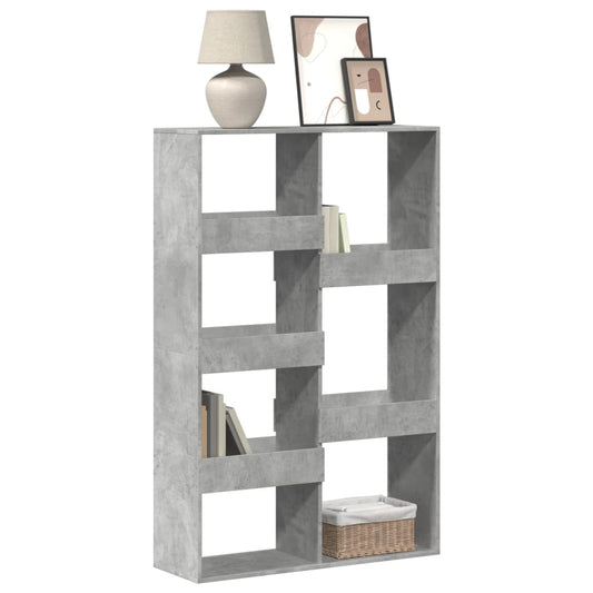 Libreria Grigio Cemento 100x33x155,5 cm in Legno Multistrato | homemem39
