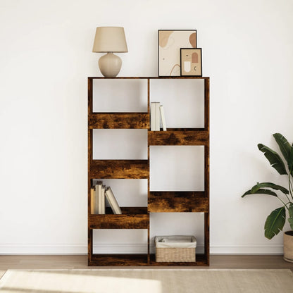 Libreria Rovere Fumo 100x33x155,5 cm in Legno Multistrato | homemem39