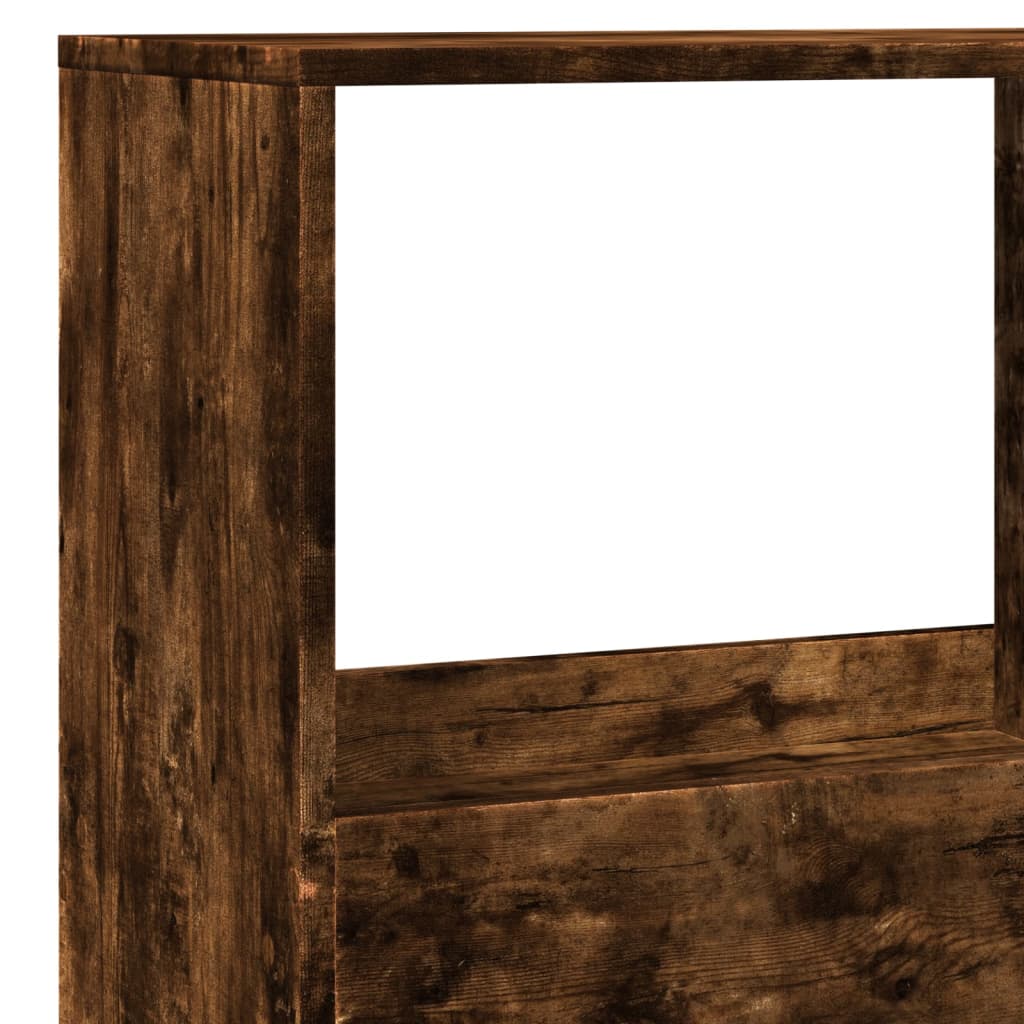 Libreria Rovere Fumo 100x33x155,5 cm in Legno Multistrato | homemem39